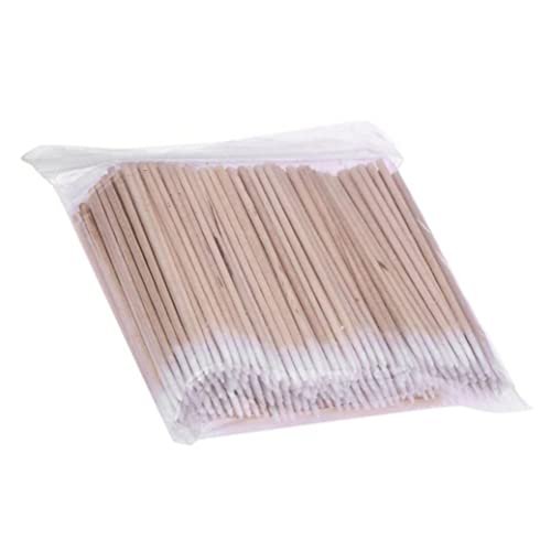 DierCosy Bastoncini da tampone in Cotone, Tatuaggio di Cotone a Punta Microblading Tattoo Permanenti Forniture permanenti Stick Applicatore per Trucco monouso 300 Pezzi, tamponi di Cotone Appuntiti
