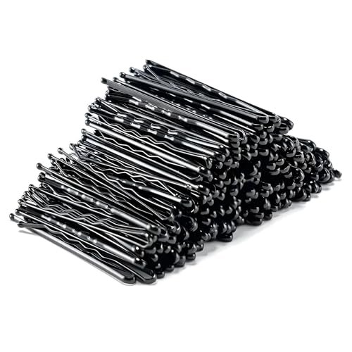 PARENCE.- Set di 144 forcine nere standard - clip in acciaio, tutti i tipi di capelli - 144 pezzi