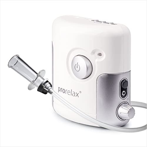 prorelax Vacuum Massager Sensitive, Dispositivo Anticellulite per Una Pelle Bella e Sana, Massaggio Elettrico a Coppa, 3 Ventose di Diverse Dimensioni, Potenza di Aspirazione Regolabile