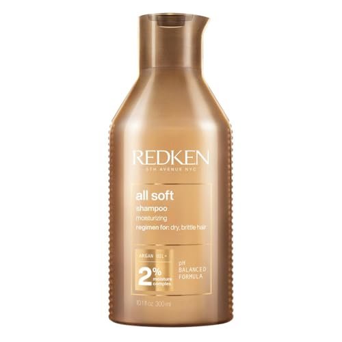 Redken Shampoo professionale All Soft, Shampoo Idratante per Capelli Secchi e Fragili, 300 ml