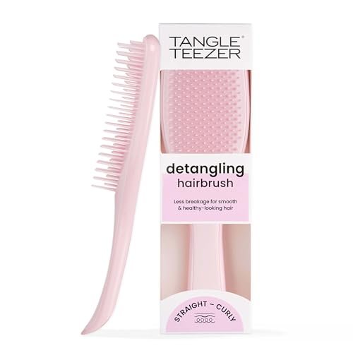 Tangle Teezer Ultimate Detangler - Districa i capelli bagnati e asciutti - Anti-rottura e scioglinodi. Design con setole a doppio livello - Spazzola adatta a tutti i tipi di capelli - Rosa Cipria