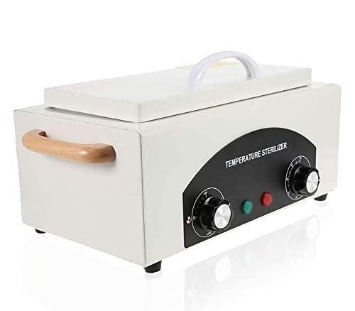 YASTA Sterilizzatore Professionale a Secco Per Disinfezione Utensili in Acciaio Inox Sterilizzatrice Per Attrezzi Di Estetica Sterilizzazione Sicura e Efficace Per Estetista Dentista Tatuatore