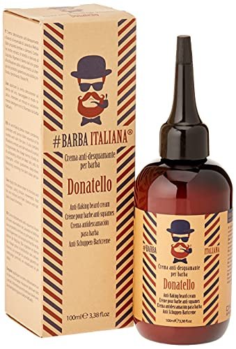Barba Italiana Crema Anti-Desquamante per Barba Donatello - Crema rigenerante detossinante - 100 gr