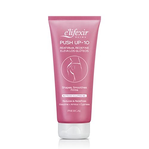Elifexir Push Up 10 - Crema Rassodante e Ridensificante per i Glutei - Modella, Ridefinisce ed Eleva - Pelle più Tonica, Morbida e Luminosa - Antismagliature - 200 ml