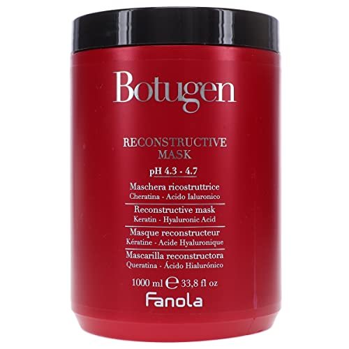 Fanola, Botugen Mask, Maschera Ricostruttrice, Con Acido Ialuronico e Cheratina, 1000 ML