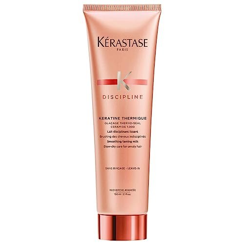 Kérastase, Discipline, Trattamento Termoprotettore Anti-Crespo & Anti-Umidità Senza Risciacquo, Per Capelli Ribelli & Indisciplinati, Kératine Thermique, 150 ml