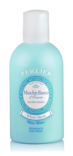 Perlier Ricette Naturali, Bagno Schiuma Muschio Bianco, Neutro, 500 Millilitro