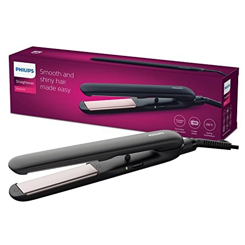 Philips Essential Care HP8321/00 messa in piega Piastra per capelli Caldo Nero 1, 8 m