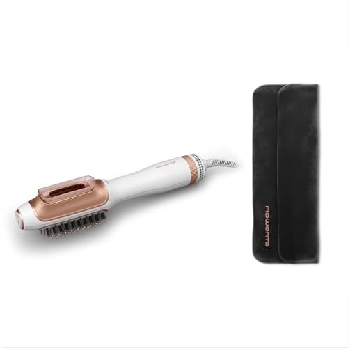 Rowenta Reverso, Asciugacapelli e Spazzola ad Aria Calda 2-in-1 per Asciugatura Rapida e Styling, 2 Velocità/Temperature, Cover e Custodia Incluse, CF9820