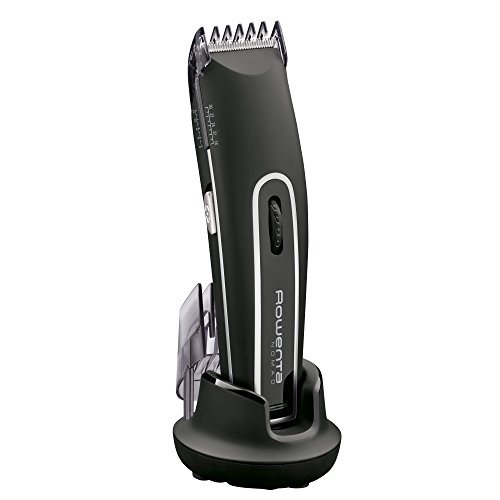 Rowenta TN1410 Nomad Tagliacapelli, Uso a Rete e Cordless, ca/batteria, nero