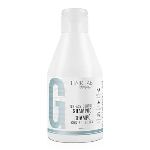 SALERM - Shampoo antigrasso Donna e Uomo - Greasy Control Hair Lab - 300 ml - Controlla il grasso in eccesso sui capelli - Pulisce capelli e cuoio capelluto - Shampoo Seboregolatore - Senza Parabeni