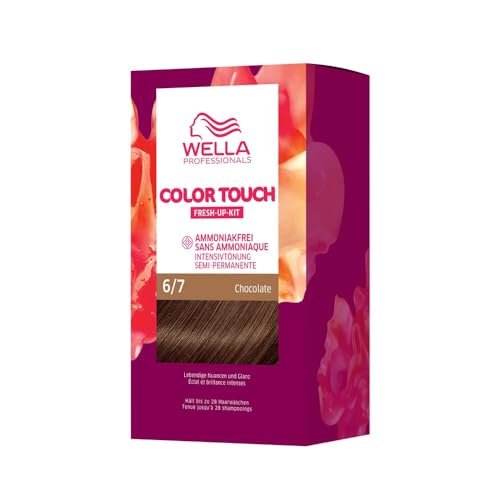 Wella Professionals Color Touch demi-permanente per capelli senza ammoniaca, tinture per capelli per rinfrescare il colore e la copertura dei capelli grigi - Kit di attacco con maschera per capelli -