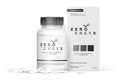 Antigrigio capelli. Integratori per capelli antigrigio. Anti-capelli grigi per donne e uomini. Anti età. Capsule per la caduta capelli. Trattamento antigrigio e anticaduta. Hair Complex. 30 Capsule.