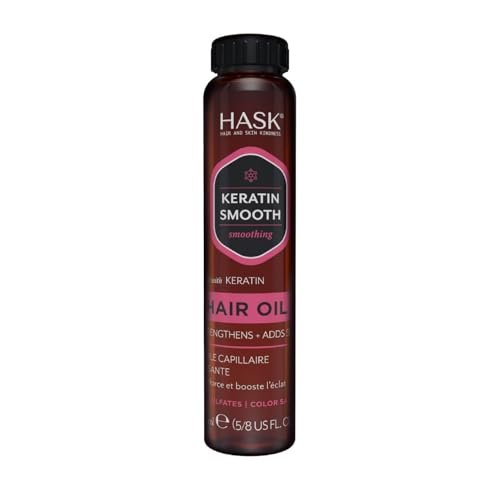 HASK Keratin Protein Smoothing SHINE Oil, 0.62 oz