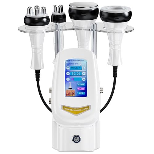 Ibtyzo 40k Massaggiatore Anticellulite Macchinario, 4 in 1 Radiofrequenza Professionale Viso e Corpo Massaggiatore Anti Cellulite Rassodanti e Tonificanti per Il Corpo