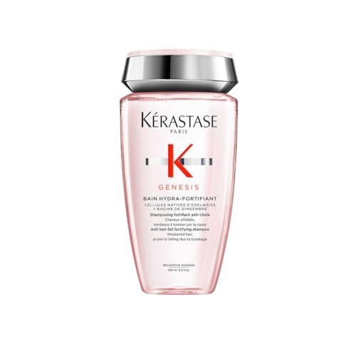 Kérastase, Genesis, Shampoo Professionale Fortificante per Capelli Indeboliti, Capelli Sani e Forti, Con Cellule Native di Stella Alpina e Radice di Zenzero, Bain Hydra-Fortifiant, 250 ml