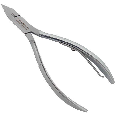 Tronchese Professionale per Unghie Incarnite con Taglio Retto e Punta Fine in Acciaio Inox Sterilizzabile con Custodia in PVC - Tenartis Professional