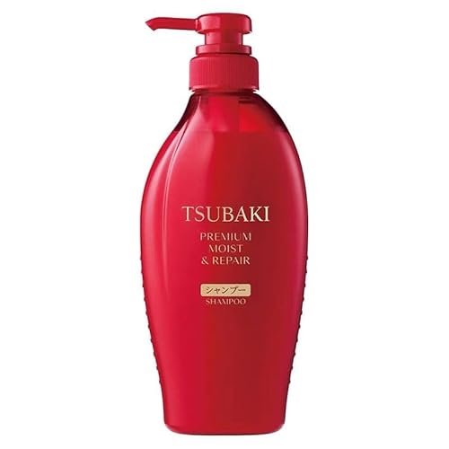 Tsubaki Premium Moist Shampoo 450 ml – Riparazione quotidiana per capelli danneggiati dalla radice alla punta