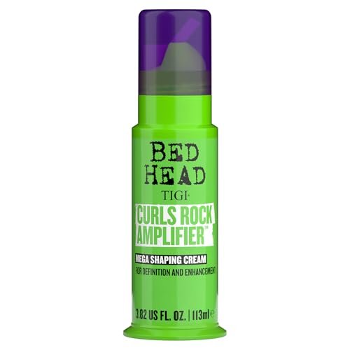 Bed Head by TIGI | Crema Styling per capelli ricci o mossi Curls Rock Amplifier | Prodotti anticrespo per capelli ricci definiti | 113ml