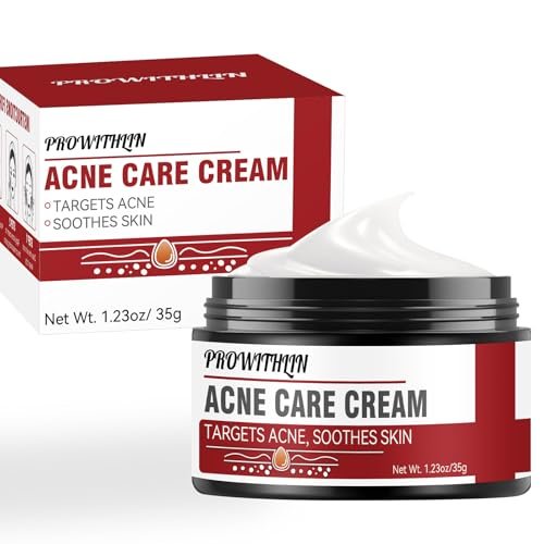 Crema Brufoli Viso 35g – Crema Acne Potentissima, Cura per Brufoli e Imperfezioni, Riduce Subito Acne e Brufoli, Adatta a Tutti i Tipi di Pelle e Età, Soluzione Efficace per la Pelle con Acne
