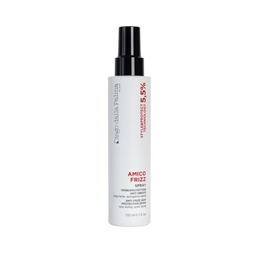 Diego dalla Palma | AMICOFRIZZ - Spray Termoprotettore Anti Umidità, Protezione Calore Fino a 230°, Asciugatura Rapida, 150ml