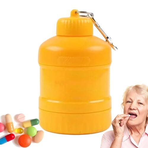 Générique Contenitore Per Polvere, a Polvere con - Vaso Agitatore Portatile Flacone Impermeabile per Sollevamento Escursionismo Sport Sala