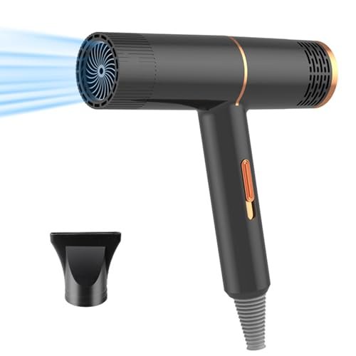 Journeyside Asciugacapelli 800 W, Asciugacapelli Portatile da Viaggio Ioni, 3 Impostazioni di Temperatura, Asciugatura Rapida, Hair Dryer con Ugelli, Phon per Styling Casa, Saloni Parrucchiere