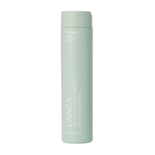 L'ANZA Healing Strength Shampoo al Tè Bianco Arricchito con Proteine della Cheratina, Oli Curativi e Vitamina C, Rafforza, Protegge e Ripara i Capelli Deboli, Fragili e Invecchiati, 300 ml
