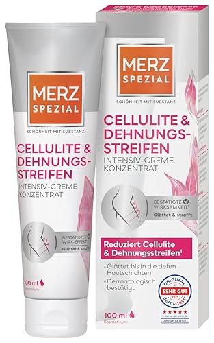 Merz Spezial Cellulite & Smagliature Crema Intensiva Concentrato – 1 X 100 ML – Cura della pelle leviga e rassoda fino agli strati profondi della pelle – Vegan