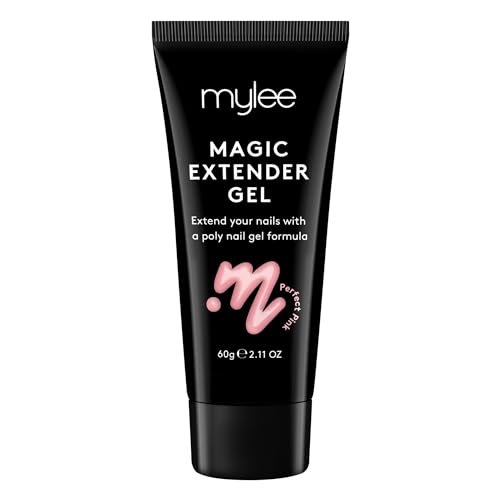 MYGEL by Mylee Magic Extender Gel 60g - Lunga durata, Aspetto naturale, per unghie ispessente, per principianti e professionisti, acrilico Nail art (Perfect Pink)