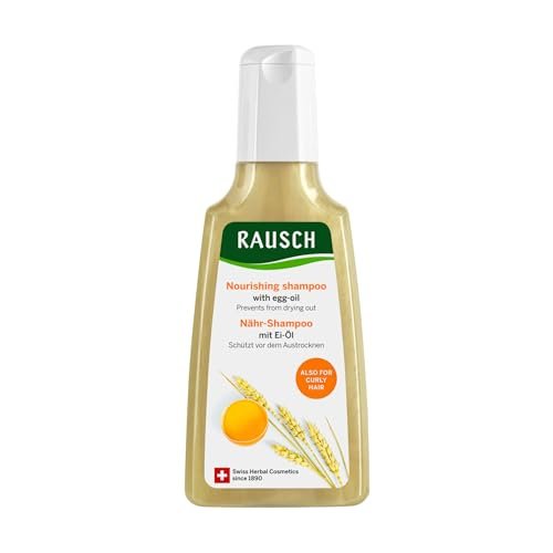 Rausch - Shampoo Nutriente all' Uovo e Olio per Capelli Secchi, 200 ml