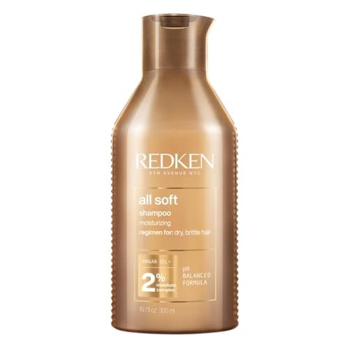 Redken | Shampoo professionale All Soft, Shampoo Idratante per Capelli Secchi e Fragili, 300 ml