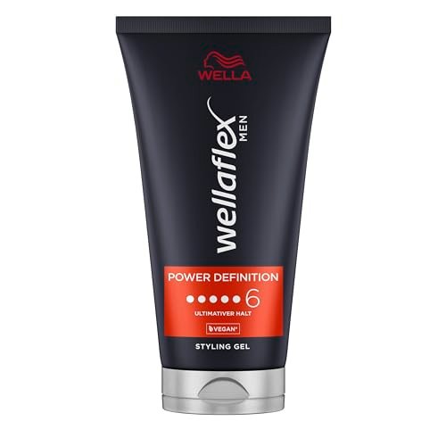 Wellaflex Gel per capelli Men Power Definition | Gel per capelli vegano | Dermatologicamente testato e privo di siliconi | 150 ml