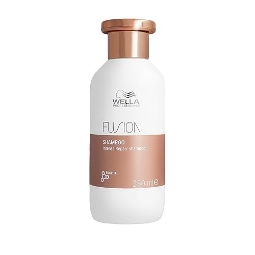 Wella Professionals Fusion Shampoo - Ottimo trio Wella con balsamo capelli e maschera capelli - Shampoo professionale capelli con aloe vera 250 ml