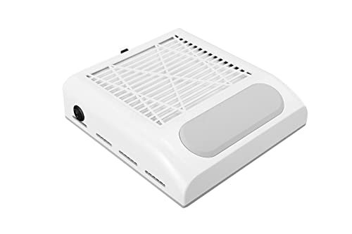 Yasta Aspiratore Polveri Unghie Professionale da Tavolo 80W Ventilatore per Manicure Pedicure ed Estetica