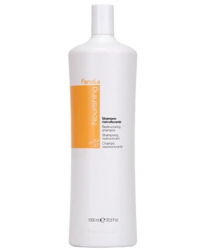 Fanola Nourishing - Shampoo ristrutturante per capelli secchi e crespi - 1000 Ml