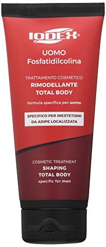 IODASE Crema Fosfatidilcolina Forte Uomo 200ml - Trattamento Cosmetico Snellente Corpo Pancia e Fianchi
