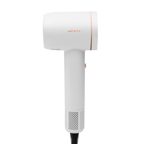 JIMMY F7 Asciugacapelli ultrasonico con display touch, tecnologia a nano-ioni, controllo del calore, leggero e silenzioso