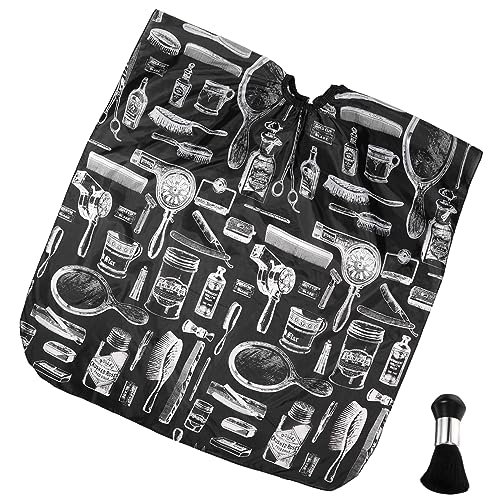 PACKOVE 1 Set Di Mantellina Per In Tessuto Da Barbiere Per Tagli Di Per Per Parrucchieri Per Taglio All'Ingrosso Mantellina Impermeabile Per Parrucchiere