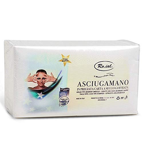 S-D SHOP - 60 ASCIUGAMANI MONOUSO IN CARTA A SECCO ROIAL - PER PARRUCCHIERI/ESTETISTA/SPA