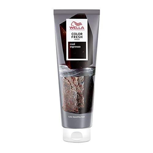 Wella Professionals COLOR FRESH MASKS Cool Espresso Mask| Maschera Colorata Capelli, Tintura Semipermanente | Trattamento Rinfrescante Colore Temporaneo | Per Tutti i Tipi di Capelli, 150ml